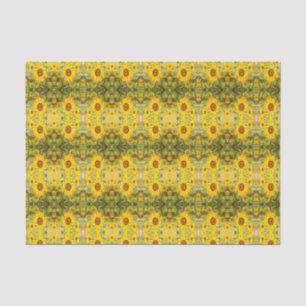 Beautiful Vintage Rustic Sunflower Pattern Tissue Paper