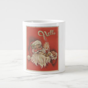 Beautiful Vintage Santa Claus Large Coffee Mug