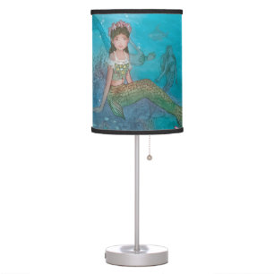 Beautiful Vintage-Style Mermaid Table Lamp