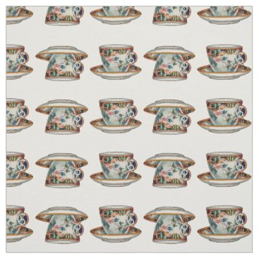 Beautiful Vintage Teacups Fabric