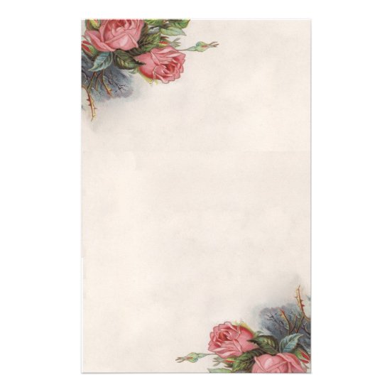 Printable Stationery Paper Victorian