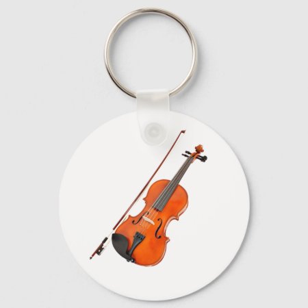 Beautiful Viola Musical Instrument Keychain