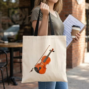 Beautiful Viola Musical Instrument Tote Bag