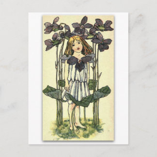 Beautiful Violets by NELLIE BENSON Postcard