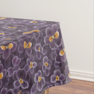 Beautiful Violets Tablecloth