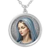 Beautiful Virgin Mary Necklace