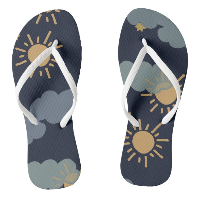 Beautiful Wallpaper Design Flip Flops (Footbed)