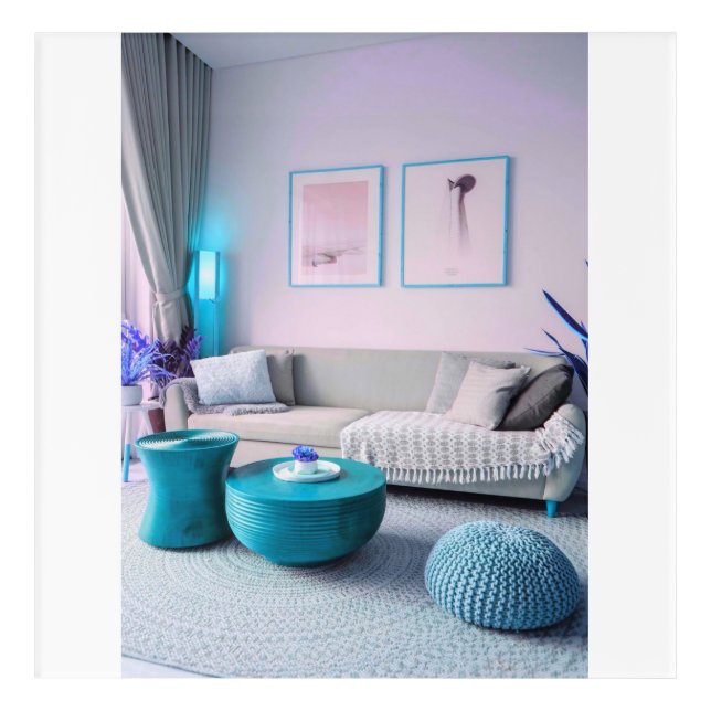 Beautiful wallpaper for home acrylic print (Front)