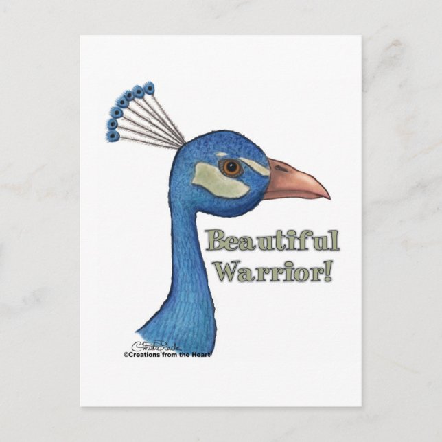 Beautiful Warrior Postcard (Front)