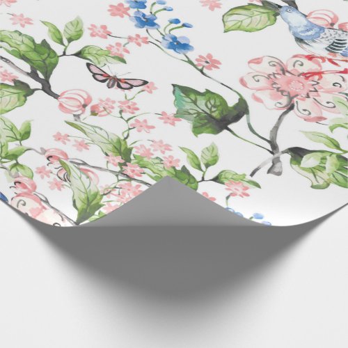 Beautiful water colorhand painted nature scenet wrapping paper