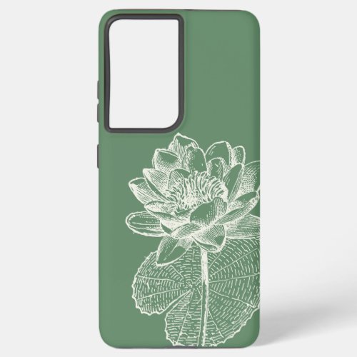 Beautiful Water lilies Flower Design Samsung Galaxy S21 Ultra Case