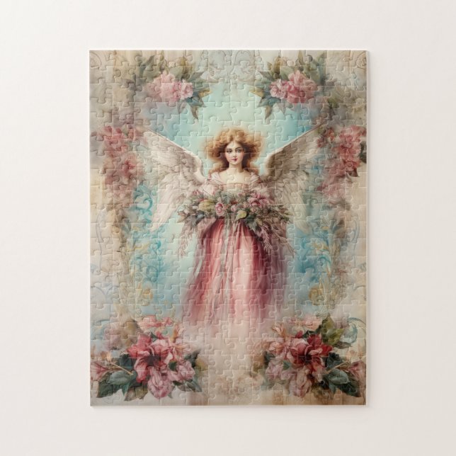 Beautiful Watercolor Angel Jigsaw Puzzle (Vertical)