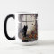 BEAUTIFUL WATERCOLOR BLACK CAT SITTING IN WINDOW