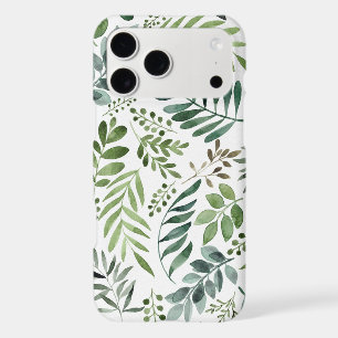 Beautiful Watercolor Botanical Leaves iPhone 17 Pro Max Case