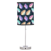 Beautiful Watercolor Butterfly Pattern Table Lamp (Back)