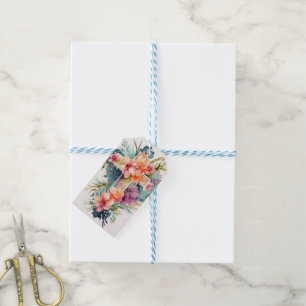 Beautiful Watercolor Christian Cross Easter Gift T Tags