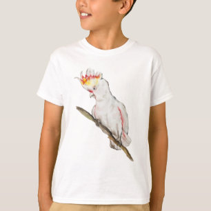 Beautiful watercolor cockatoo parrot hand drawing T-Shirt