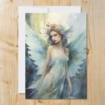 Beautiful Watercolor Fairy