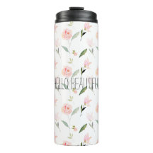 Beautiful Watercolor Floral Blush Pink