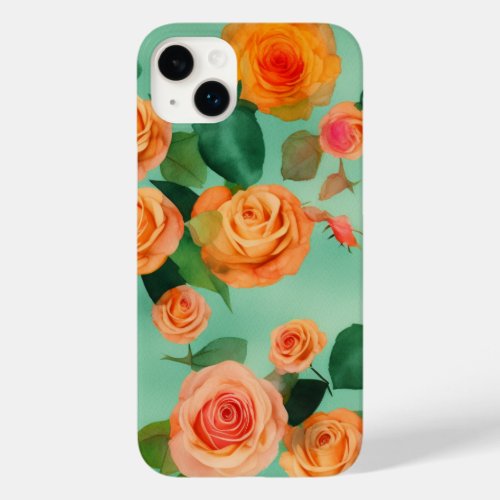 Beautiful watercolor floral design Boho_inspired  Case_Mate iPhone 14 Plus Case