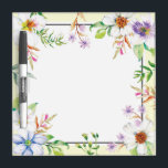 Beautiful Watercolor Floral Dry-Erase Board<br><div class="desc">This dry erase board will certainly stand out.  It is adorned with beautiful watercolor flowers.  Gorgeous!</div>
