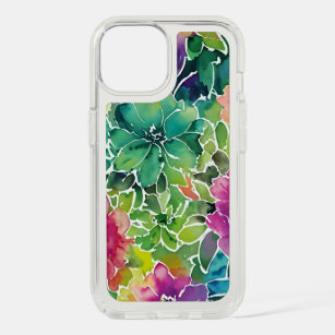 Beautiful Watercolor Flowers iPhone 15 Case