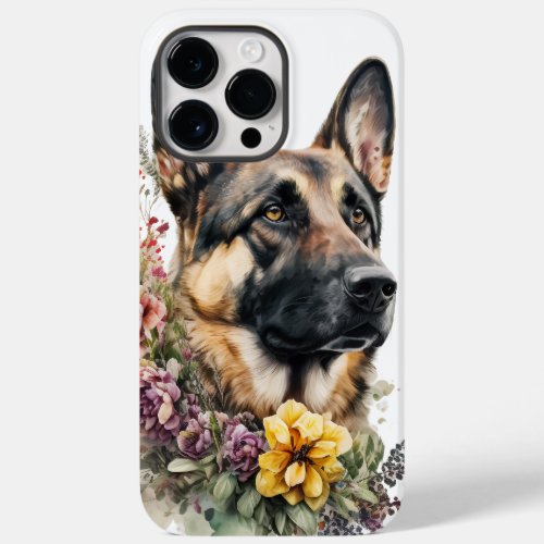 BEAUTIFUL WATERCOLOR GERMAN SHEPHERD DOG Case_Mate iPhone 14 PRO MAX CASE