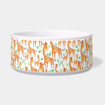 Beautiful Watercolor Giraffe Animal Bowl<br><div class="desc">Beautiful Watercolor Giraffe Animal Pattern.</div>