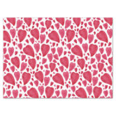 Cute Red and Pink Little Hearts Pattern Tissue Paper | Zazzle