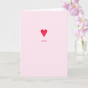 Beautiful Watercolor Heart Valentine's Day card