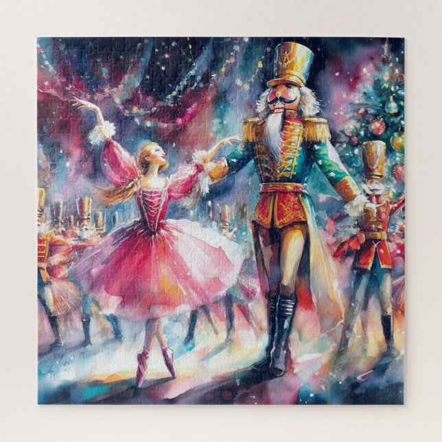 Beautiful Watercolor Nutcracker Jigsaw Puzzle (Vertical)