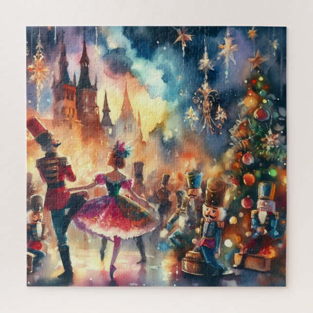 Beautiful Watercolor Nutcracker Jigsaw Puzzle (Vertical)