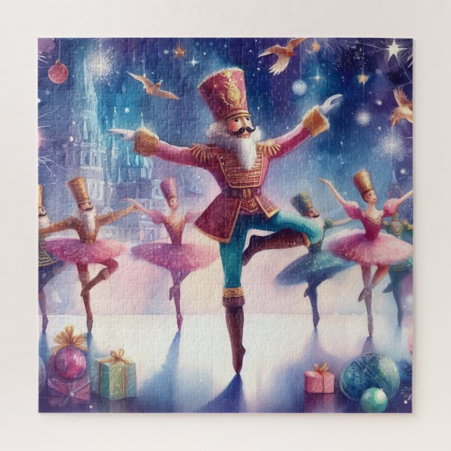 Beautiful Watercolor Nutcracker Jigsaw Puzzle (Vertical)