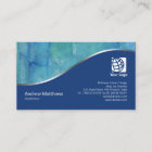 Beautiful Watercolor Wash Architect Business Card