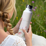 Beautiful Watercolor Wildflower Botanical Garden Water Bottle<br><div class="desc">Our beautiful country meadow watercolor field wildflowers are handpainted with love. We've selected a beautiful light color palette to create an elegant and calm mood. Our watercolor wildflowers are arranged to create this beautiful arrangement. Our wildflowers illustrations are painted by us in watercolor and then digitally scanned and arranged to...</div>