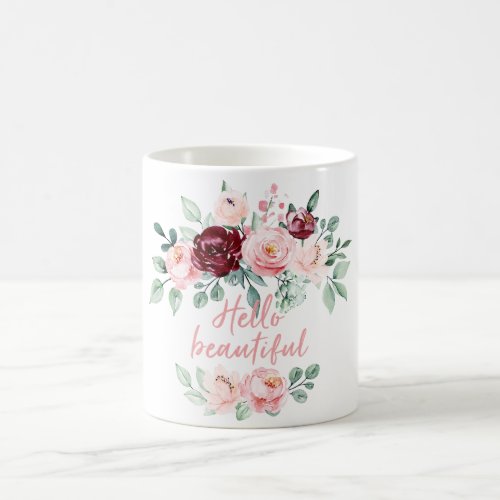 Beautiful Watercolor Wildflower  Coffee Mug