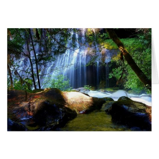 Beautiful Waterfall Jungle Landscape (Front Horizontal)