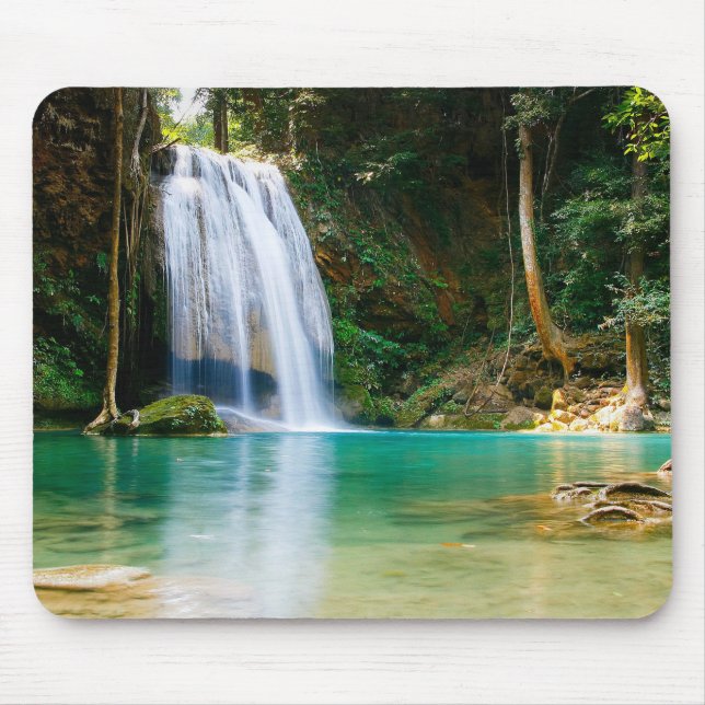 Beautiful Waterfall Mouse Pad (Front)