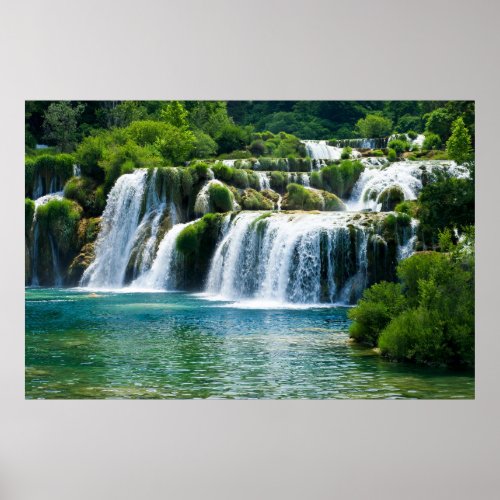 Beautiful Waterfall Poster