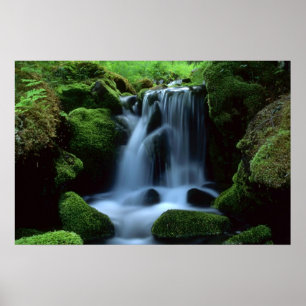 Beautiful waterfall poster