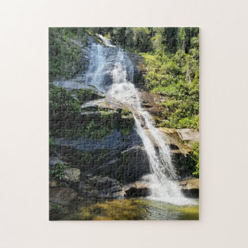 Beautiful Waterfall Scenic Photography Jigsaw Puzzle