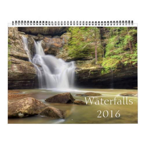Beautiful Waterfalls Calendar