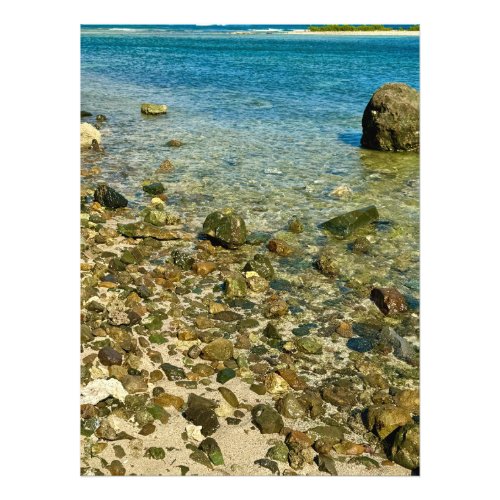 Beautiful Waters at Rotary Point St Maarten Photo Print
