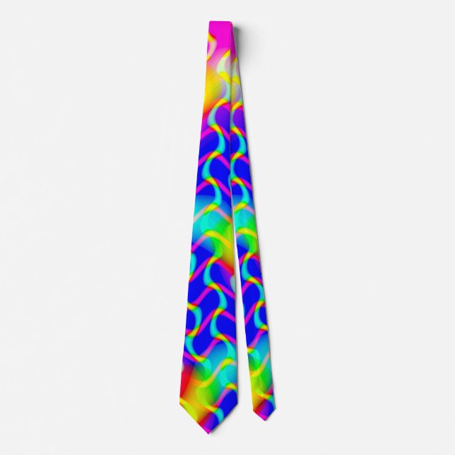 Beautiful Waves Neck Tie (Front)