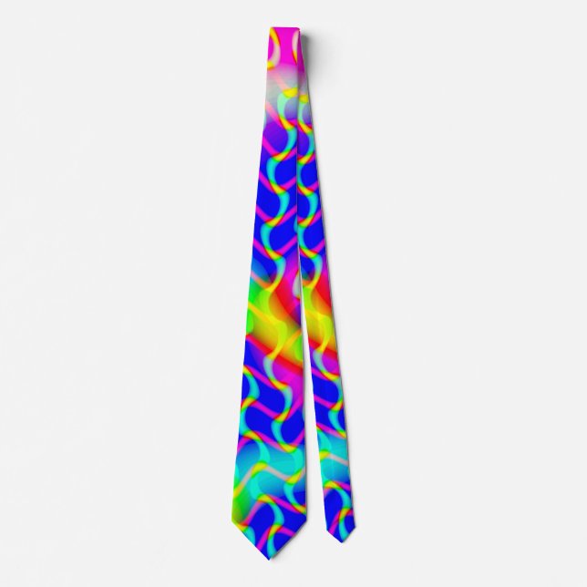 Beautiful Waves Neck Tie (Front)