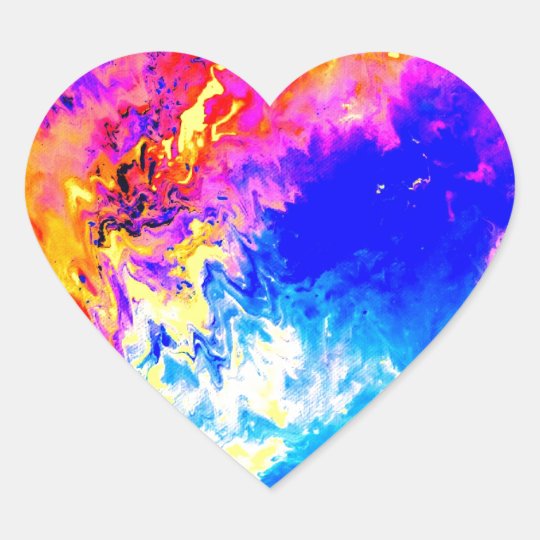 Beautiful weather heart sticker