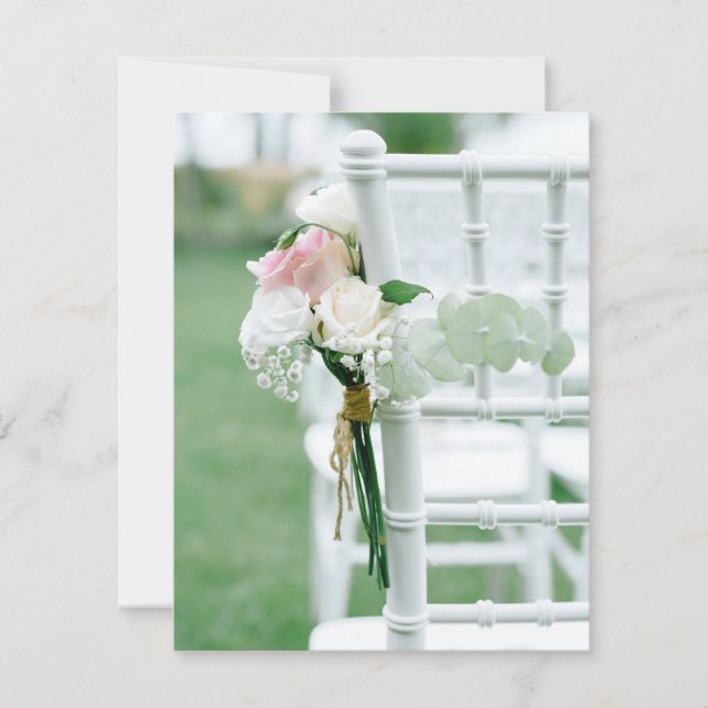 Beautiful Wedding Flat Greeting Card (Front)