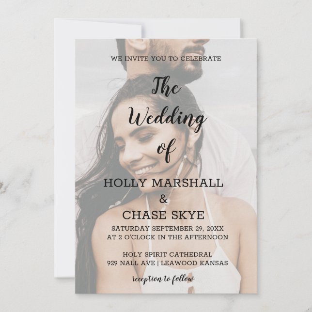 Beautiful Wedding Invitation (Front)