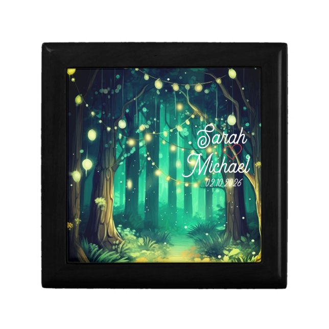 Beautiful Wedding Keepsake  Gift Box (Front)