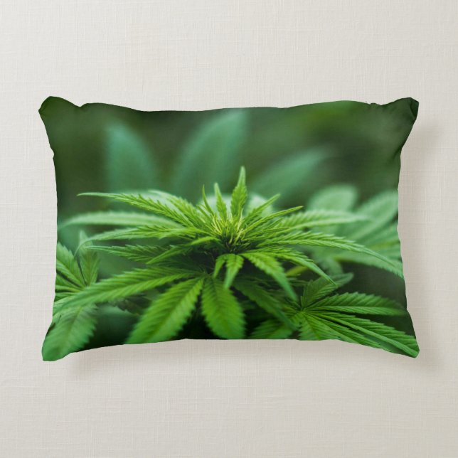Beautiful Weed Accent Pillow (Front)